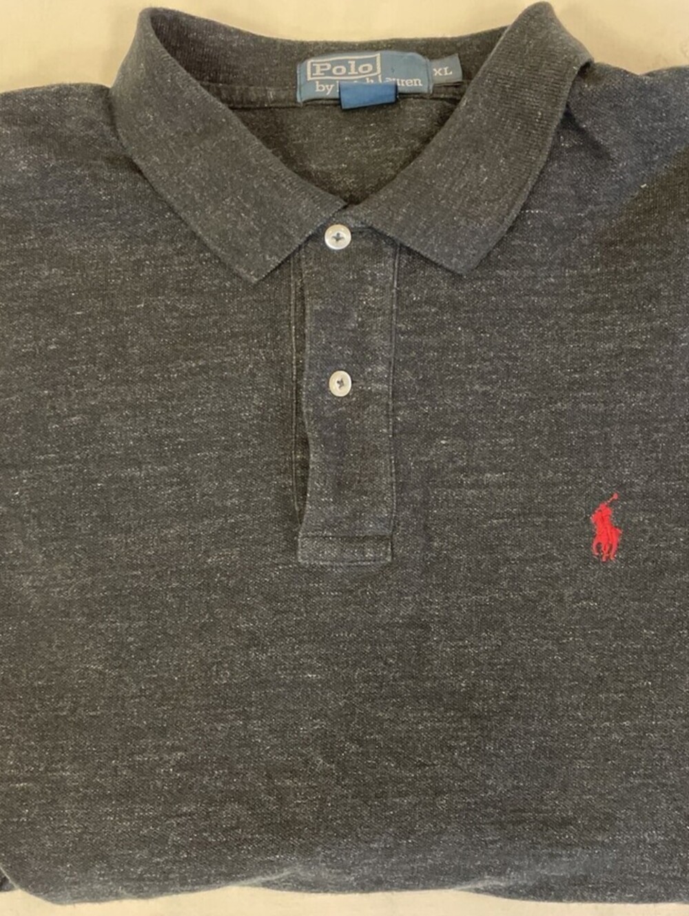 Polo Ralph Lauren Vintage Long Sleeve Shirt Black XL